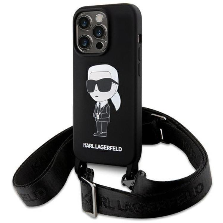KARL LAGERFELD Karl Lagerfeld Mobilskal till iPhone 15 Crossbody Silikon Ikonik