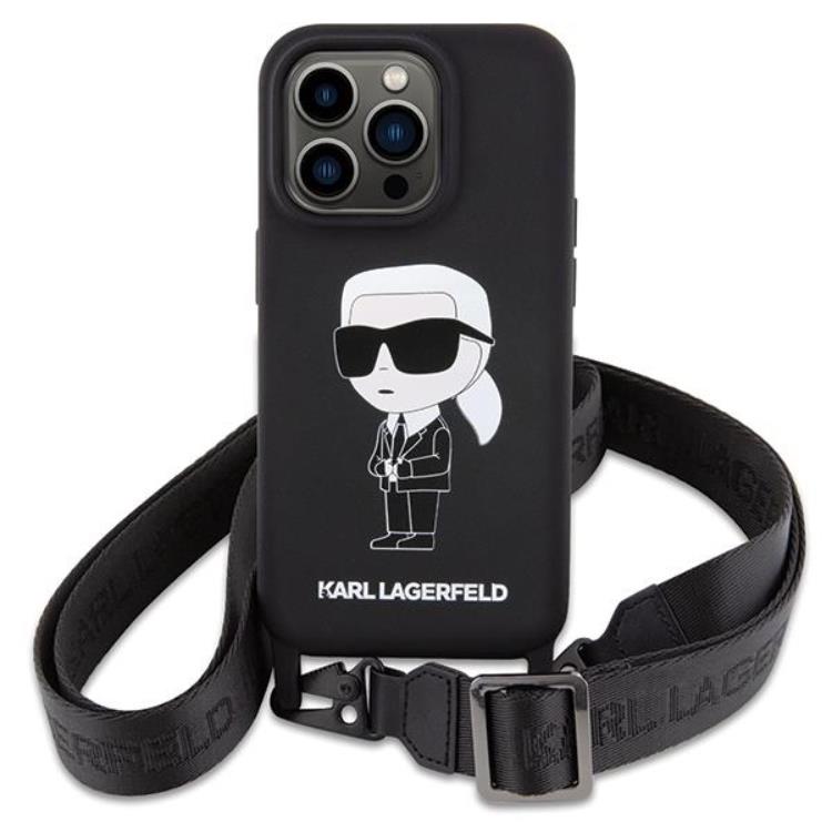 KARL LAGERFELD Karl Lagerfeld Mobilskal till iPhone 15 Crossbody Silikon Ikonik