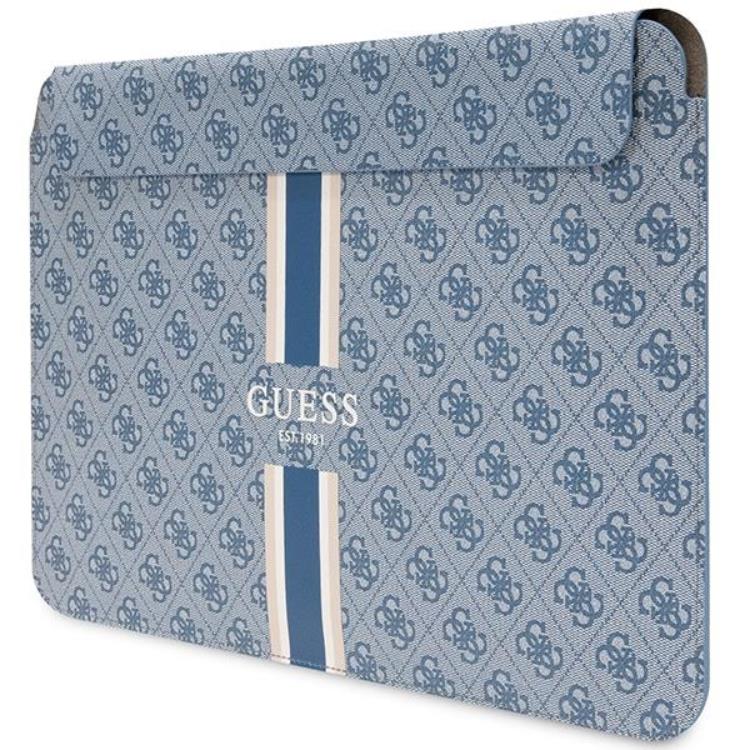 Guess Guess Datorfodral 14'' Printed Stripes - Blå
