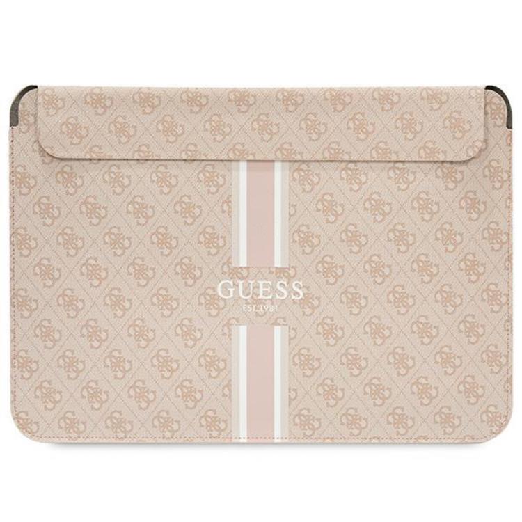 Guess Guess Datorfodral 14'' Printed Stripes - Rosa