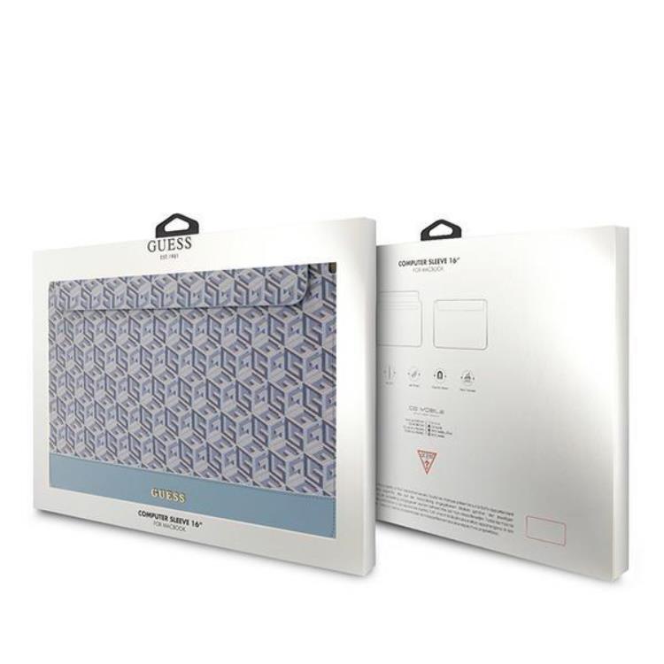 Guess Guess Datorfodral 16'' GCube Stripes - Blå