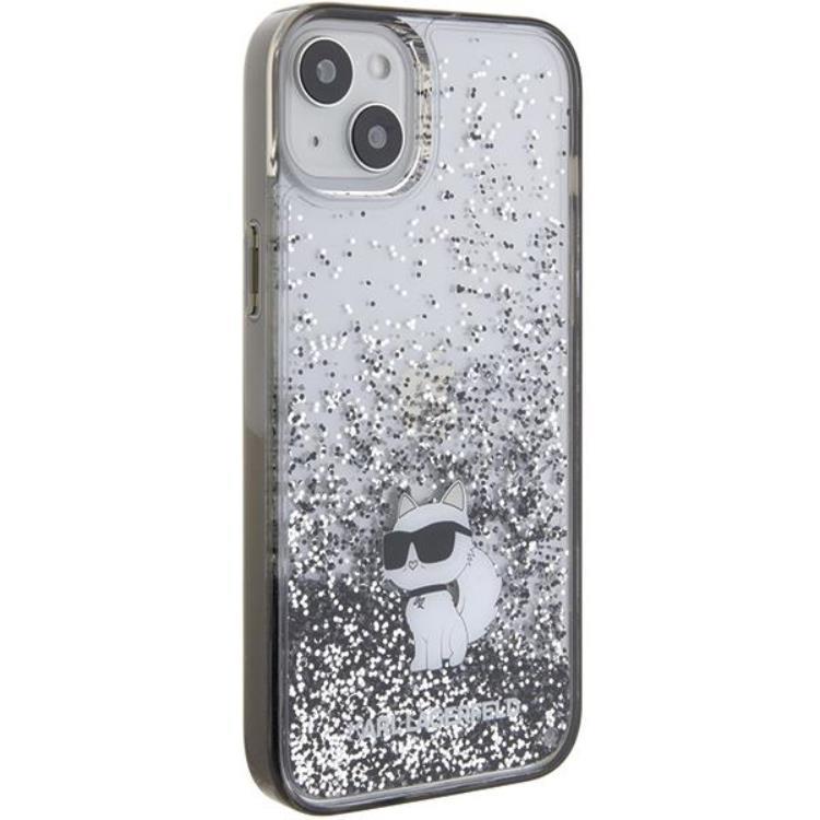 KARL LAGERFELD KARL LAGERFELD Mobilskal till iPhone 15 Plus Liquid Glitter Choupette