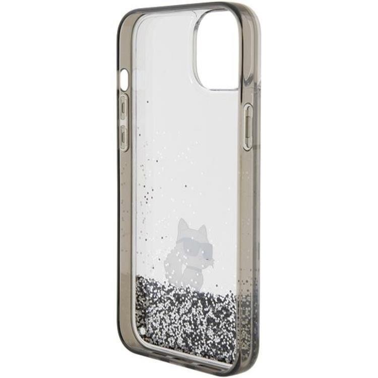 KARL LAGERFELD KARL LAGERFELD Mobilskal till iPhone 15 Plus Liquid Glitter Choupette