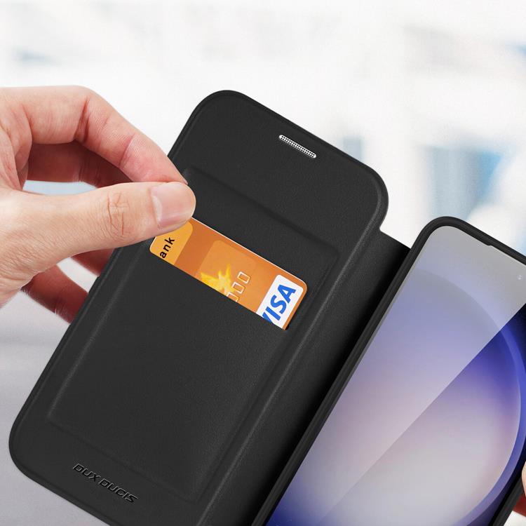 Dux Ducis Dux Ducis Galaxy S24 Plånboksfodral Magsfae Skin X Pro - Svart