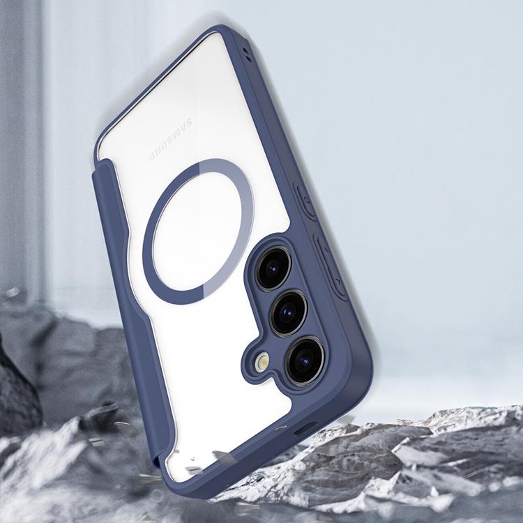 Dux Ducis Dux Ducis Galaxy S24 Plus Plånboksfodral Magsfae Skin X Pro - Blå