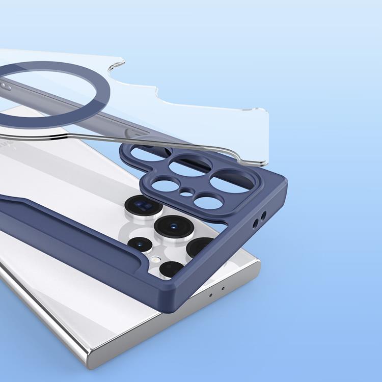 Dux Ducis Dux Ducis Galaxy S24 Ultra Plånboksfodral Magsfae Skin X Pro - Blå