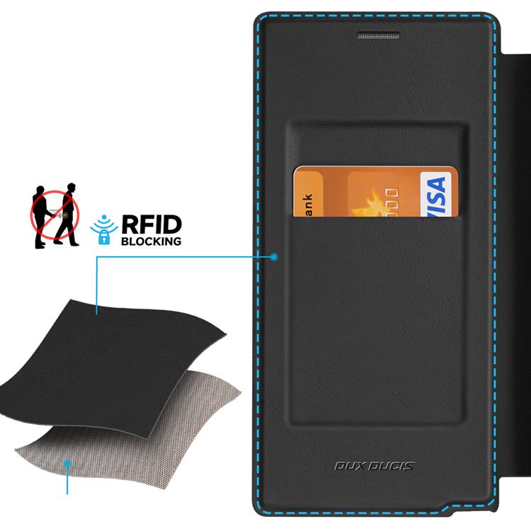 Dux Ducis Dux Ducis Galaxy S24 Ultra Plånboksfodral Magsfae Skin X Pro - Svart