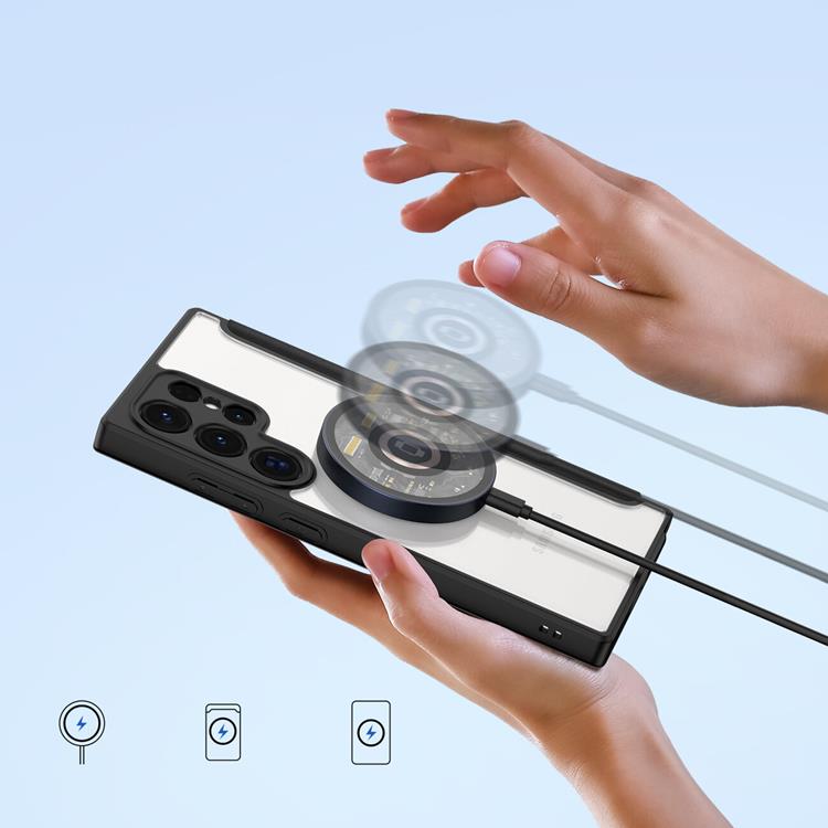 Dux Ducis Dux Ducis Galaxy S24 Ultra Plånboksfodral Magsfae Skin X Pro - Svart