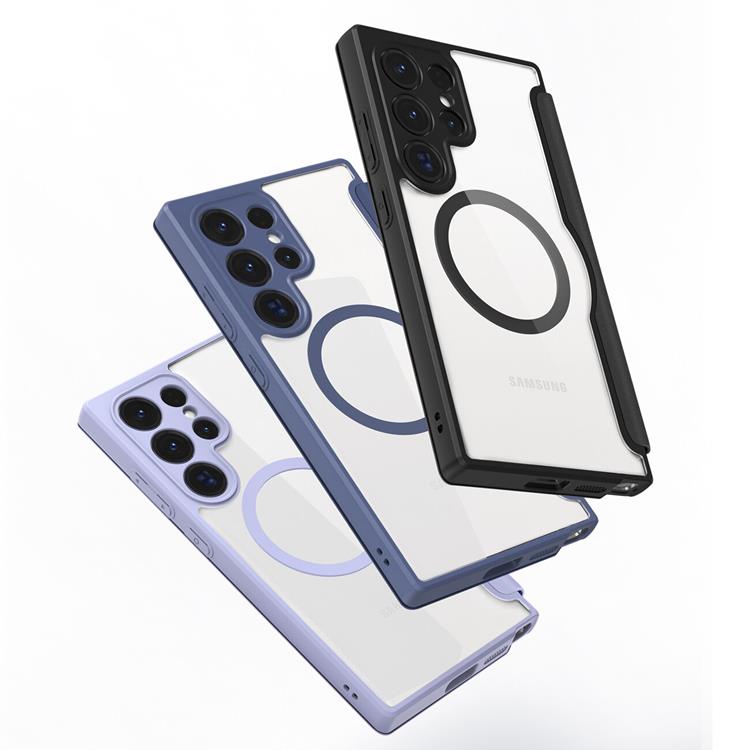 Dux Ducis Dux Ducis Galaxy S24 Ultra Plånboksfodral Magsfae Skin X Pro - Blå