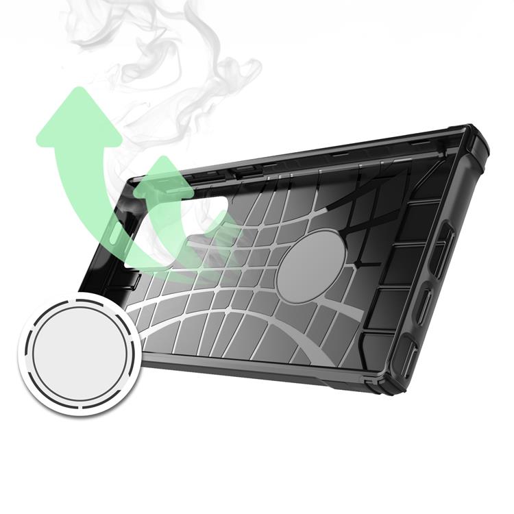 OEM Mobilskal till Galaxy S24 Ultra Hybrid Armor - Svart