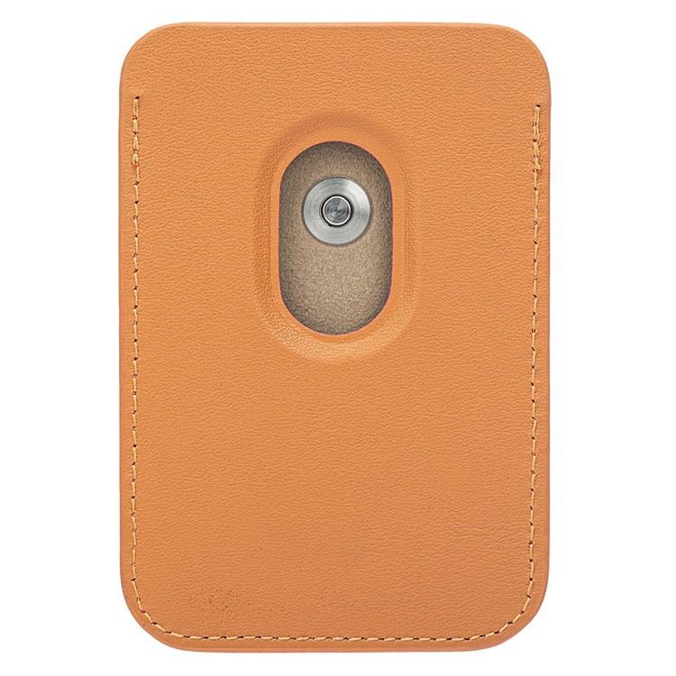 OEM AirTag Magsafe Korthållare MRC054 Läder Magnetic - Röd