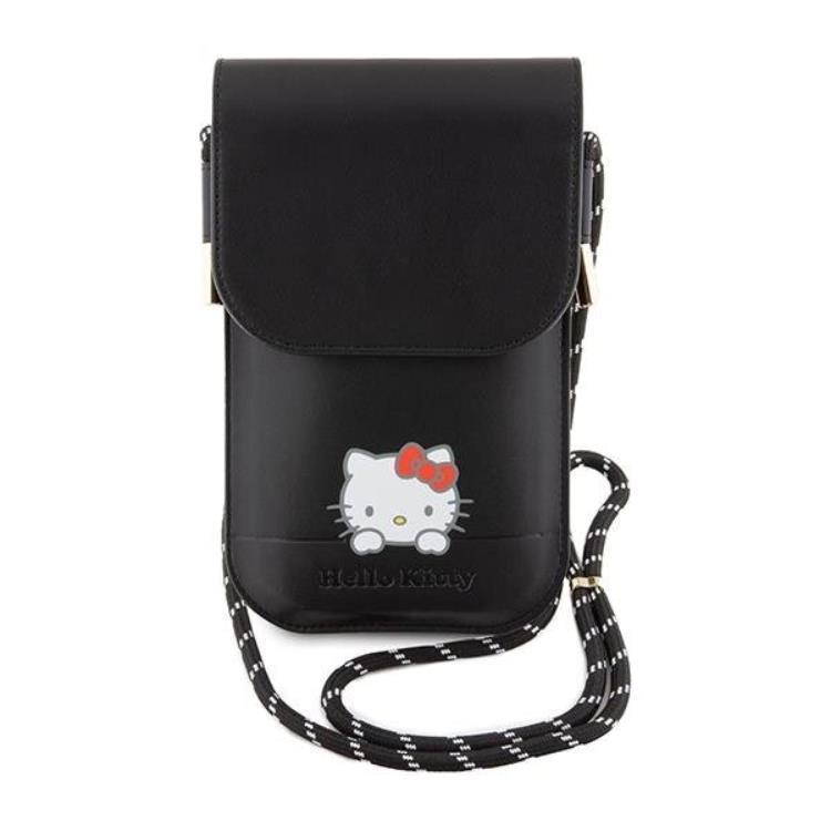 Hello Kitty Hello Kitty Halsbandsfodral Läder Daydreaming - Svart