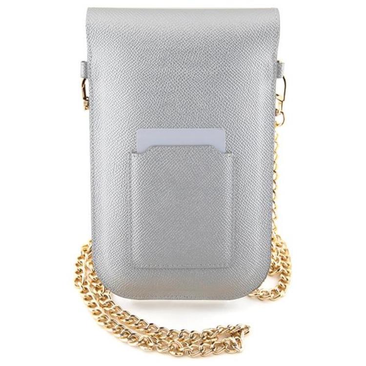 Hello Kitty Hello Kitty Halsbandsfodral Läder Metal Logo Chain - Silver