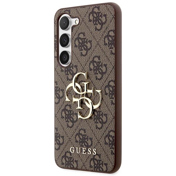 Guess Guess Mobilskal till Galaxy S24 Plus Big Metall Logo - Brun