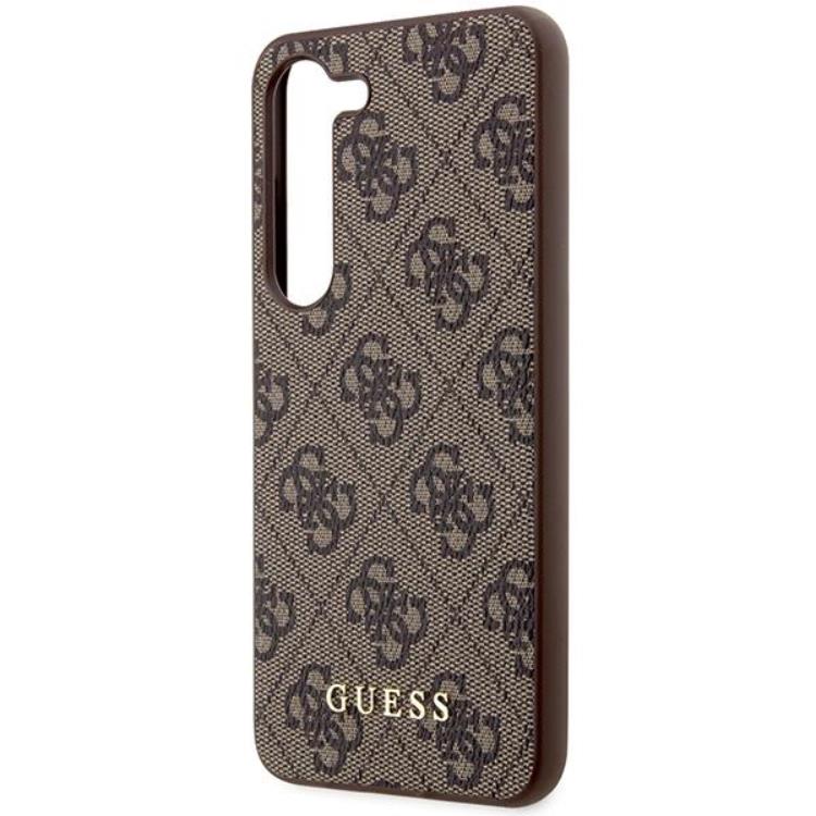 Guess Guess Mobilskal till Galaxy S24 Plus Metall Guld Logo - Brun