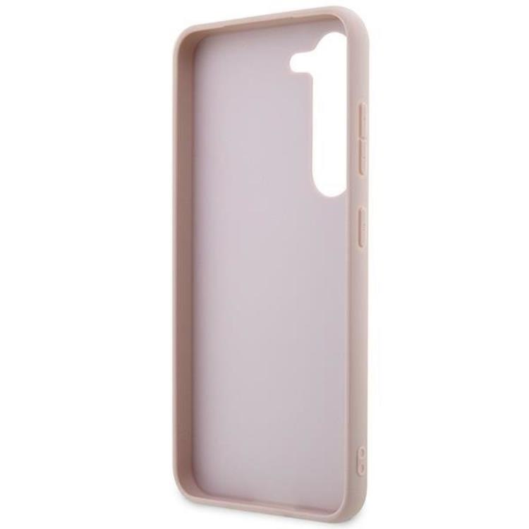 Guess Guess Mobilskal till Galaxy S24 Big Metall Logo - Rosa