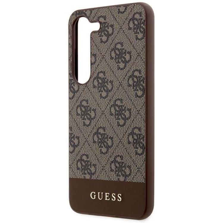 Guess Guess Mobilskal till Galaxy S24 Plus Stripe Collection - Brun