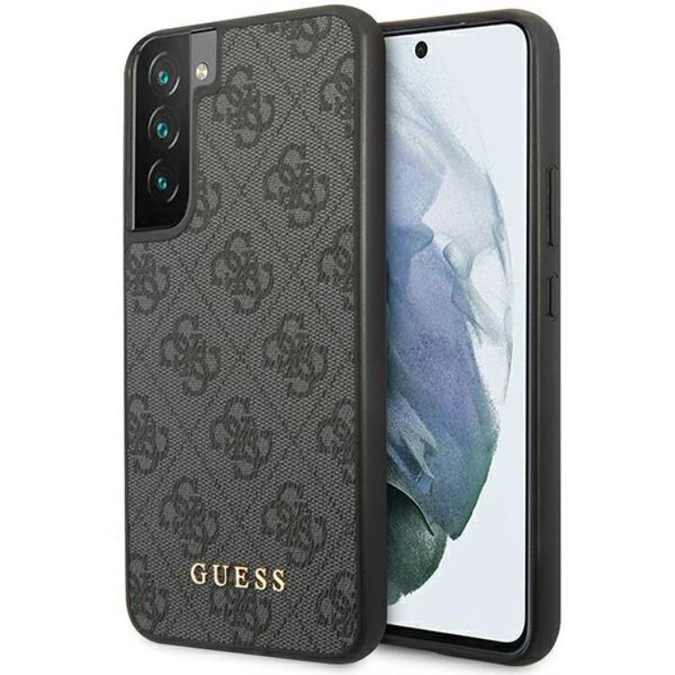 Guess Guess Mobilskal till Galaxy S24 Ultra Metall Guld Logo - Svart