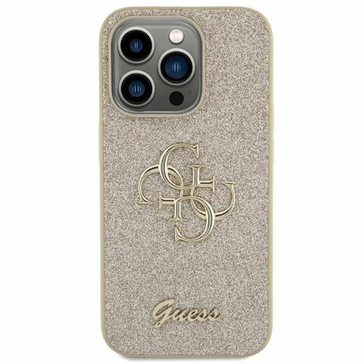 Guess Guess Mobilskal till Galaxy S23 FE Glitter Script Big 4G