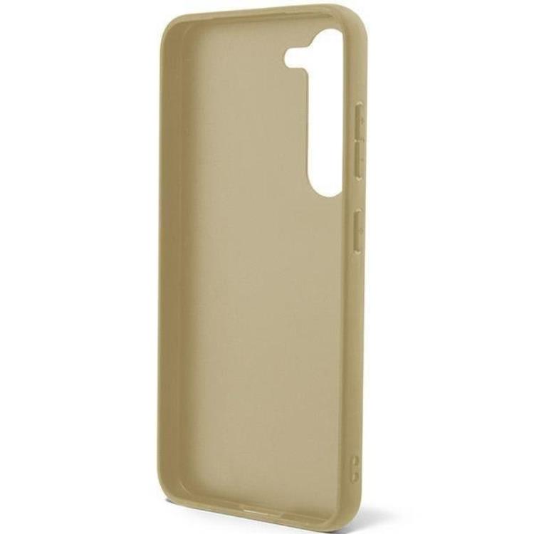 Guess Guess Mobilskal till Galaxy S24 Plus Glitter Script - Guld