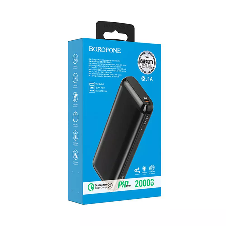 Borofone Borofone BJ1A Olymp Powerbank 20000mAh - Svart