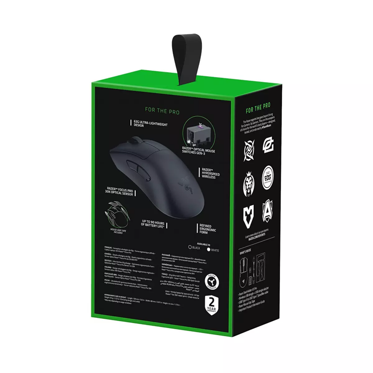 Razer Razer DeathAdder V3 Pro Gaming Mus - Svart
