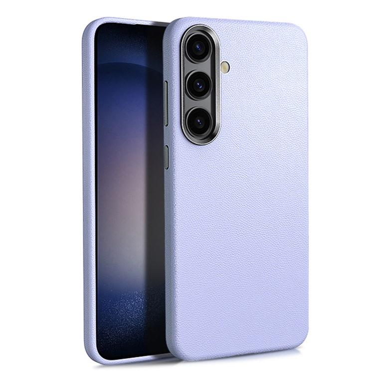OEM Mobilskal till Galaxy S24 Plus Läder Shockproof Silikon - Lila