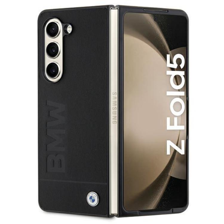 BMW BMW Mobilskal till Galaxy Z Fold 5 Signature Logo Imprint - Svart