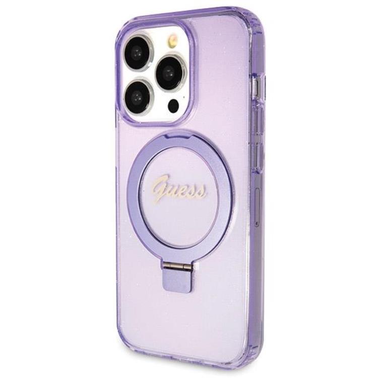 Guess Guess Mobilskal till iPhone 11/XR Magsafe Script Glitter
