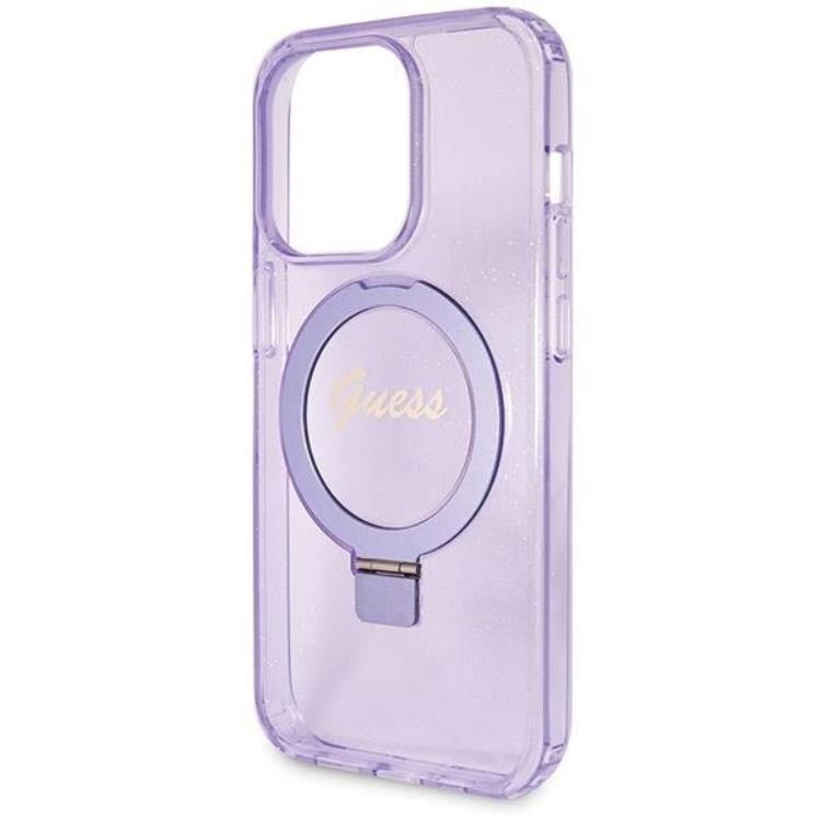 Guess Guess Mobilskal till iPhone 11/XR Magsafe Script Glitter