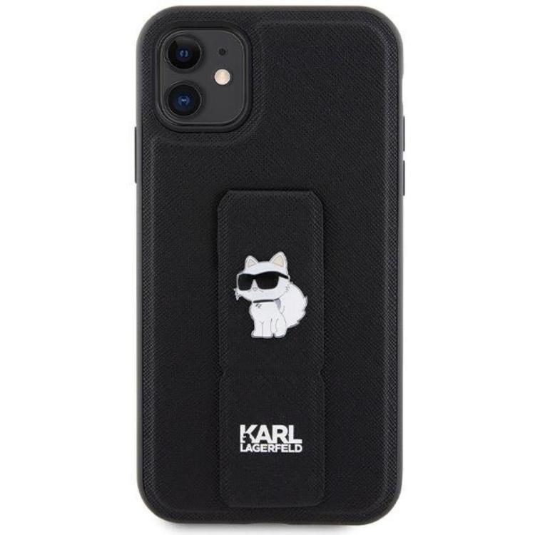 KARL LAGERFELD KARL LAGERFELD Mobilskal till iPhone 11/XR Gripstand Pins - Svart