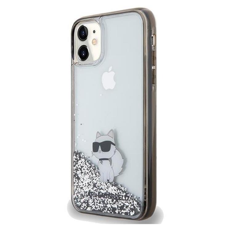 KARL LAGERFELD KARL LAGERFELD Mobilskal till iPhone 11/XR Liquid Glitter Choupette