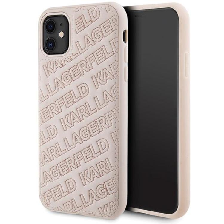 KARL LAGERFELD KARL LAGERFELD Mobilskal till iPhone 11/XR Quilted K Pattern - Rosa