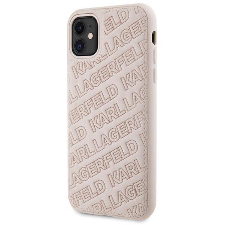 KARL LAGERFELD KARL LAGERFELD Mobilskal till iPhone 11/XR Quilted K Pattern - Rosa