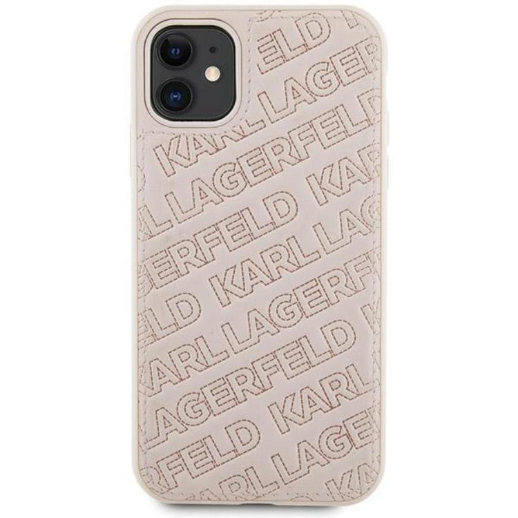 KARL LAGERFELD KARL LAGERFELD Mobilskal till iPhone 11/XR Quilted K Pattern - Rosa