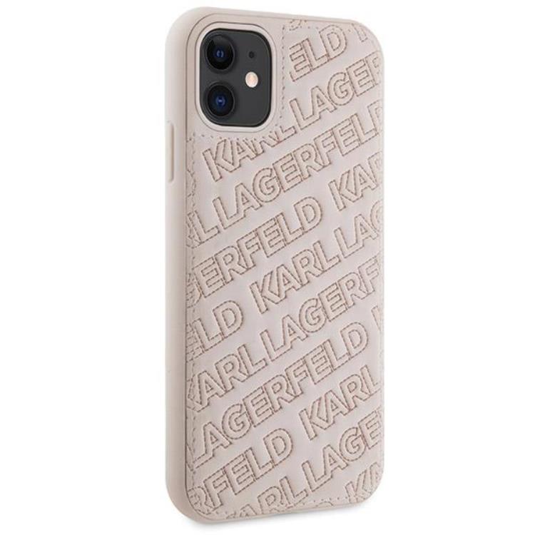 KARL LAGERFELD KARL LAGERFELD Mobilskal till iPhone 11/XR Quilted K Pattern - Rosa