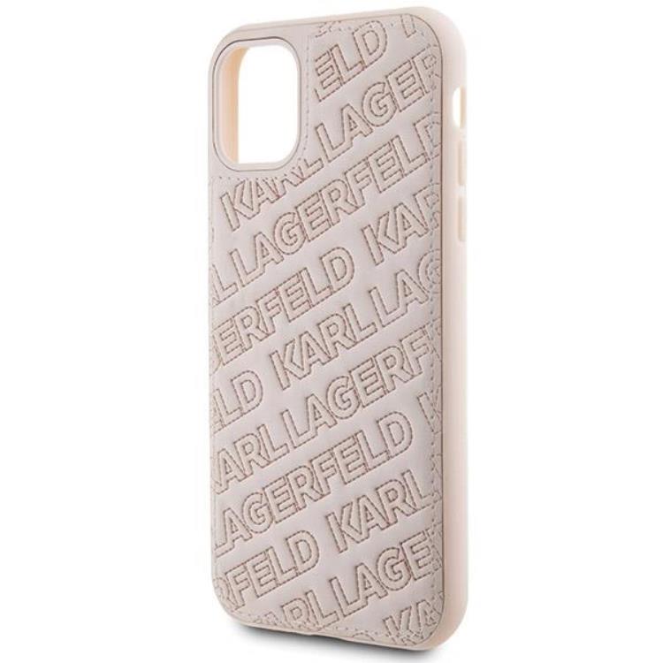 KARL LAGERFELD KARL LAGERFELD Mobilskal till iPhone 11/XR Quilted K Pattern - Rosa