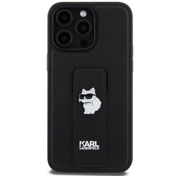 KARL LAGERFELD KARL LAGERFELD Mobilskal till iPhone 13 Pro/13 Gripstand Pins - Svart