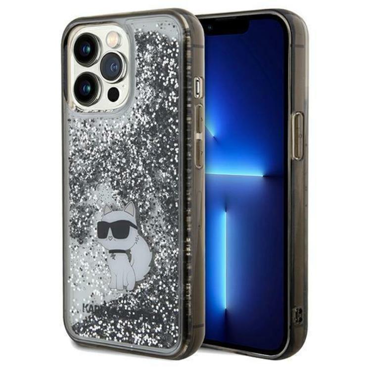 KARL LAGERFELD KARL LAGERFELD Mobilskal till iPhone 13 Pro Max Liquid Glitter Choupette