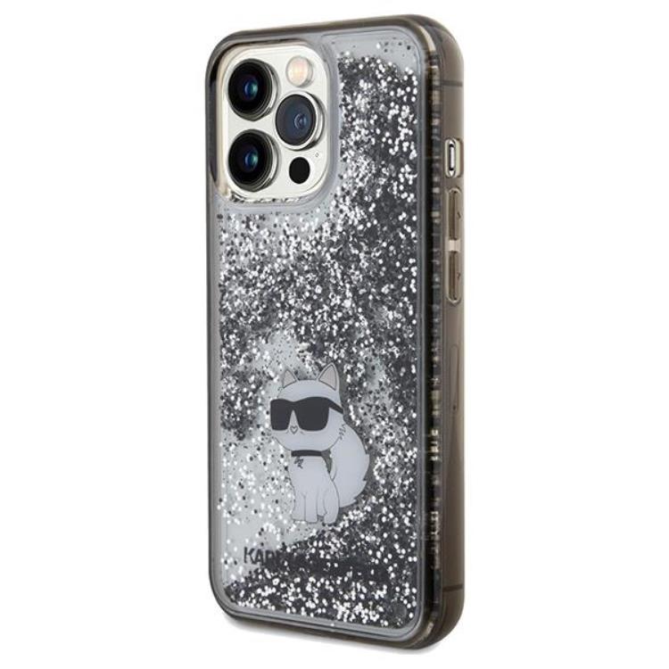 KARL LAGERFELD KARL LAGERFELD Mobilskal till iPhone 13 Pro Max Liquid Glitter Choupette
