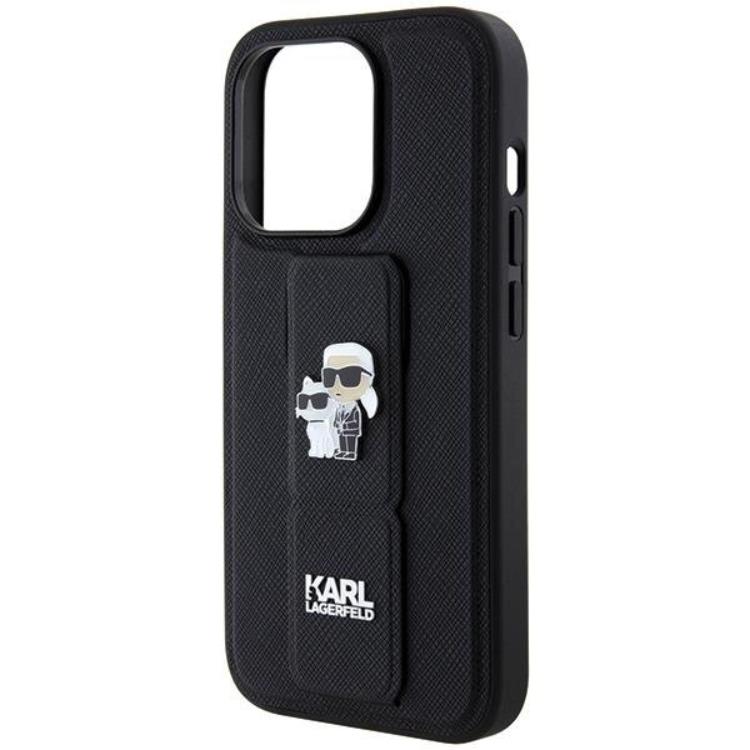 KARL LAGERFELD KARL LAGERFELD Mobilskal till iPhone 14 Pro Gripstand Saffiano Pins