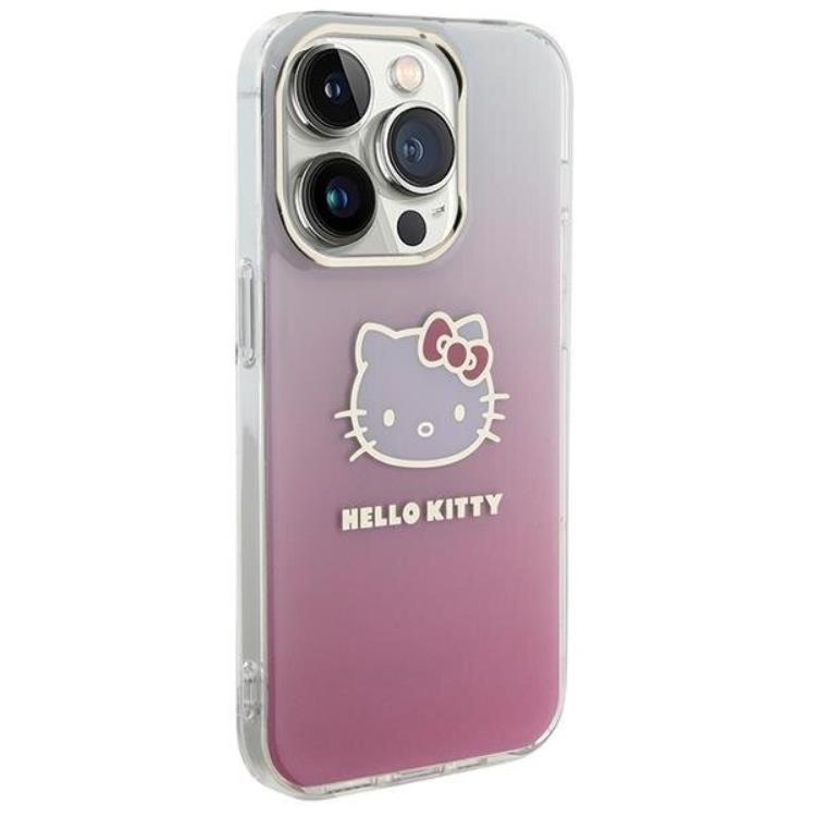 Hello Kitty Hello Kitty Mobilskal till iPhone 14 Pro Max IML Gradient Electrop Kitty Head