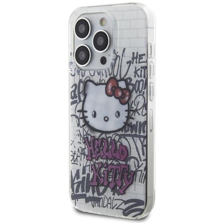 Hello Kitty Hello Kitty Mobilskal till iPhone 14 Pro Max IML Kitty On Bricks Graffiti
