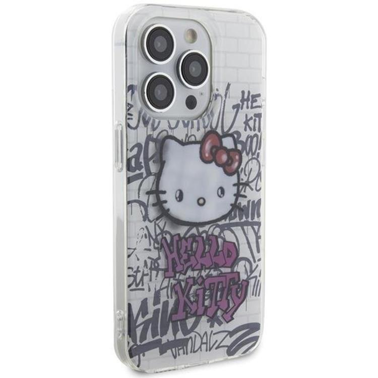 Hello Kitty Hello Kitty Mobilskal till iPhone 14 Pro Max IML Kitty On Bricks Graffiti