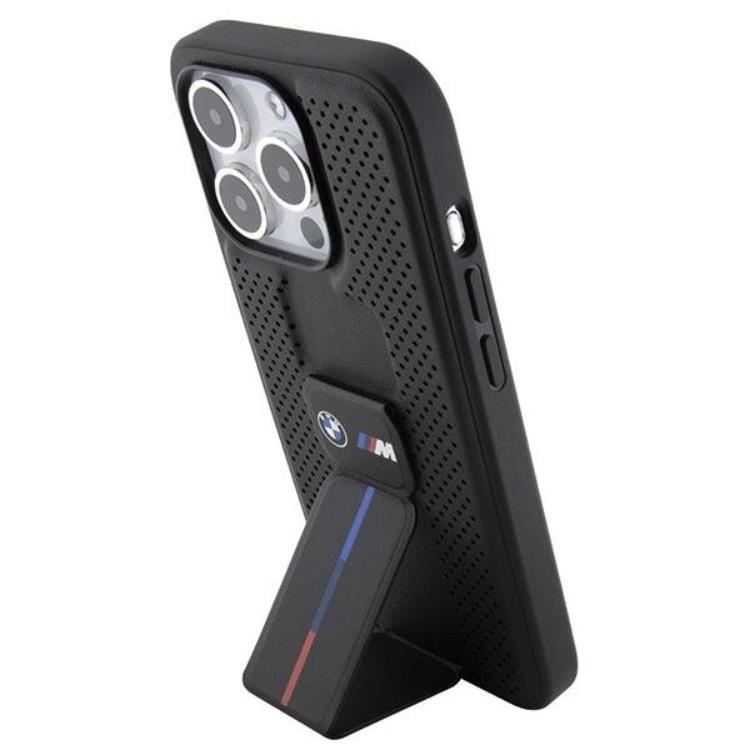 BMW BMW Mobilskal till iPhone 15 Pro Grip Stand Smooth & Perforated