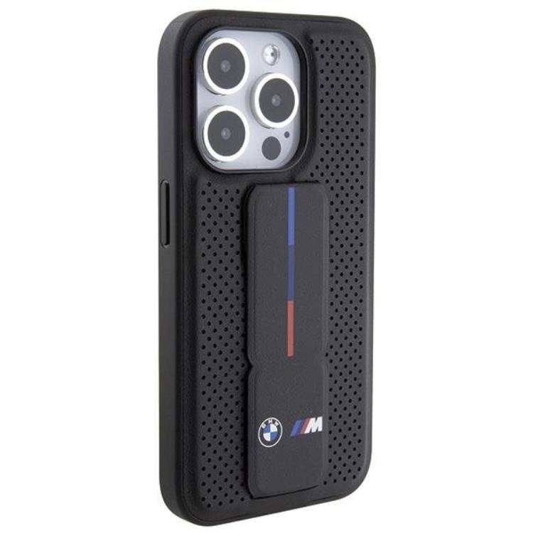 BMW BMW Mobilskal till iPhone 15 Pro Grip Stand Smooth & Perforated