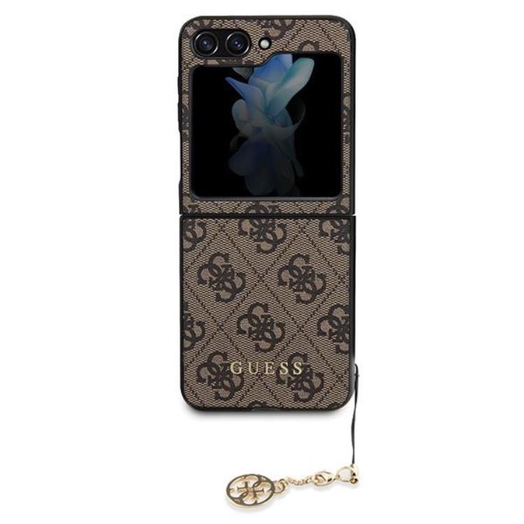 Guess Guess Mobilskal till Galaxy Z Flip 5 Charms Collection - Brun