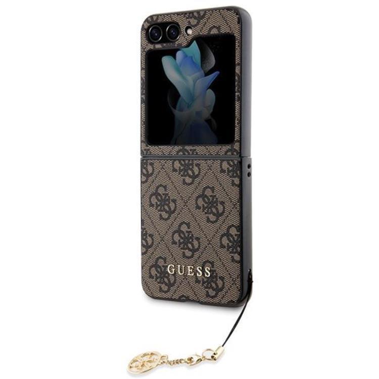 Guess Guess Mobilskal till Galaxy Z Flip 5 Charms Collection - Brun