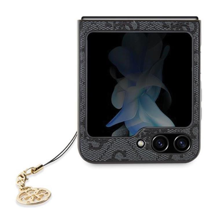 Guess Guess Mobilskal till Galaxy Z Flip 5 Charms Collection - Grå