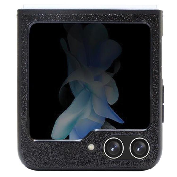 Guess Guess Mobilskal till Galaxy Z Flip 5 Glitter Script - Svart